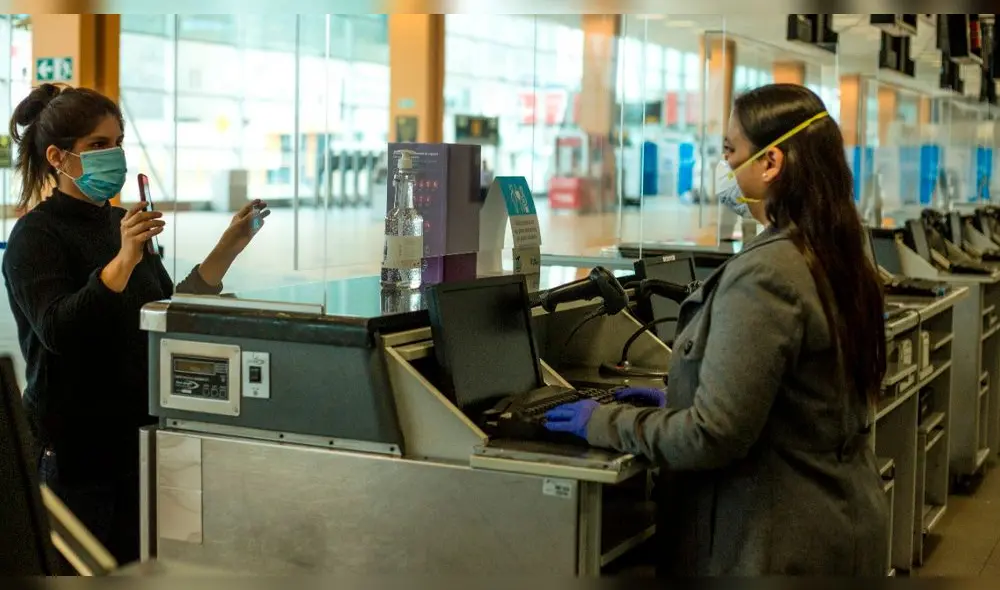 Aeropuerto Jorge Chávez presentó nuevos protocolos de seguridad. (Fotos: John Reyes / La República) Aeropuerto Jorge Chávez presentó nuevos protocolos de seguridad. (Fotos: John Reyes / La República)