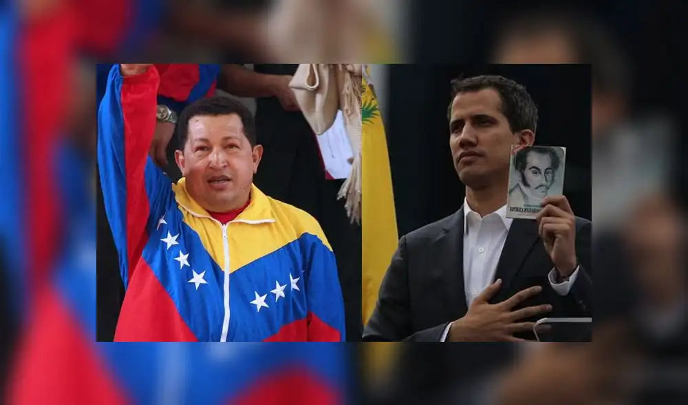 Venezuela conmemora los cumpleaños de Chávez y Guaidó. Foto composición. Venezuela conmemora los cumpleaños de Chávez y Guaidó. Foto composición.