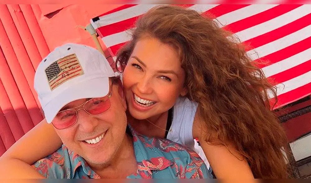 Thalía y Tommy Mottola asombran en las redes con mensajes subliminales