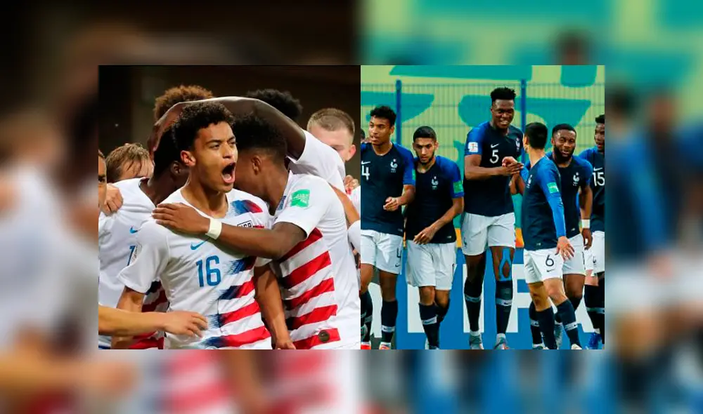 Francia vs. EE. UU. EN VIVO: por octavos de final del Mundial Sub 20