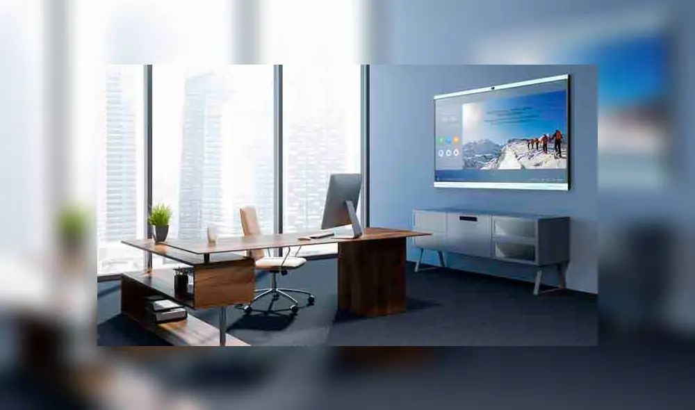 IdeaHub integra múltiples funciones que proporcionan una colaboración inteligente entre oficina y equipo. (Fotos: Huawei) IdeaHub integra múltiples funciones que proporcionan una colaboración inteligente entre oficina y equipo. (Fotos: Huawei)