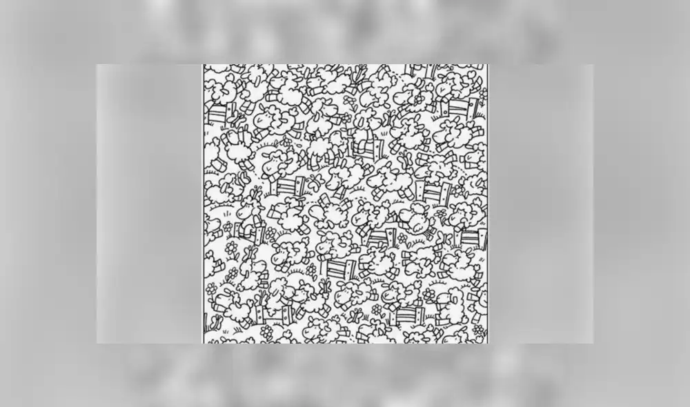 Este complicado reto visual ha puesto en aprietos a gran cantidad de personas en redes sociales. Foto: Facebook Este complicado reto visual ha puesto en aprietos a gran cantidad de personas en redes sociales. Foto: Facebook