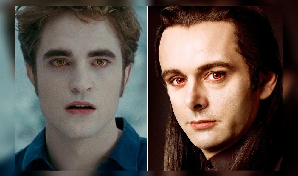 Diferencia en el color de ojos en Crepúsculo. Créditos: composición/ Summit Entertainment
