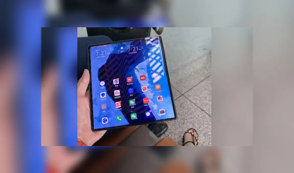 Las fotos fueron publicadas en la red social china Weibo.