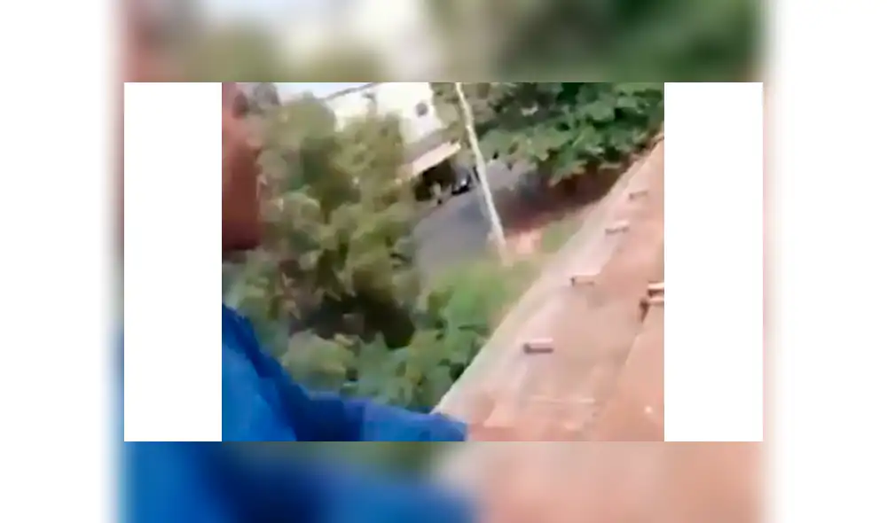 “Esto es solo para valientes”: hombre desafía a la muerte con temeraria carrera sobre un tren [VIDEO]