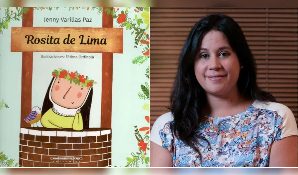 Jenny Varillas publica libro de cuento sobre santa Rosa de Lima