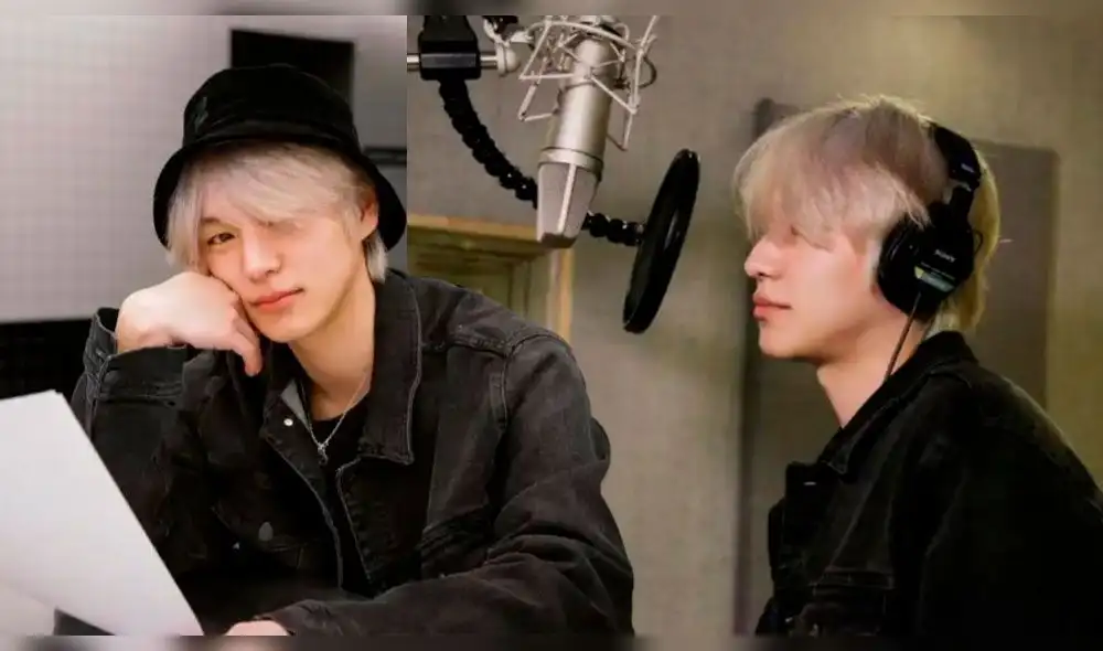 Heo Chan durante las grabaciones de Howling.