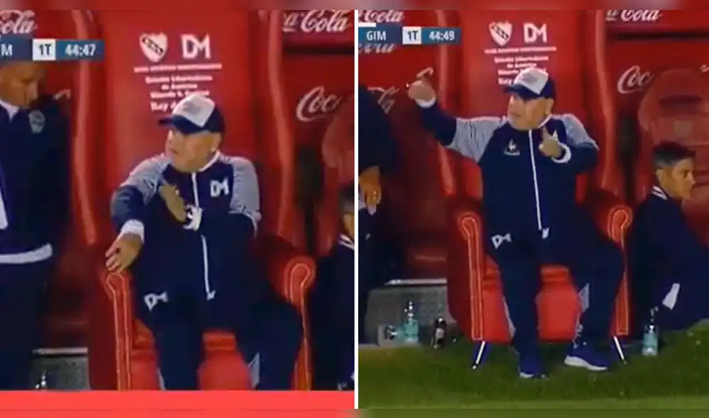 Al final, Maradona logró el triunfo con el Gimnasia La Plata poniéndole fin a la racha negativas de cuatro partidos sin poder ganar.