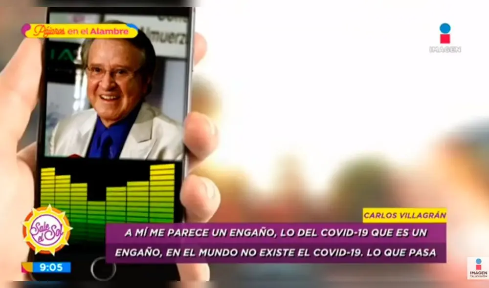 El popular 'Quico' sorprendió a los panelistas de Sale el sol con su teoría. El popular 'Quico' sorprendió a los panelistas de Sale el sol con su teoría.