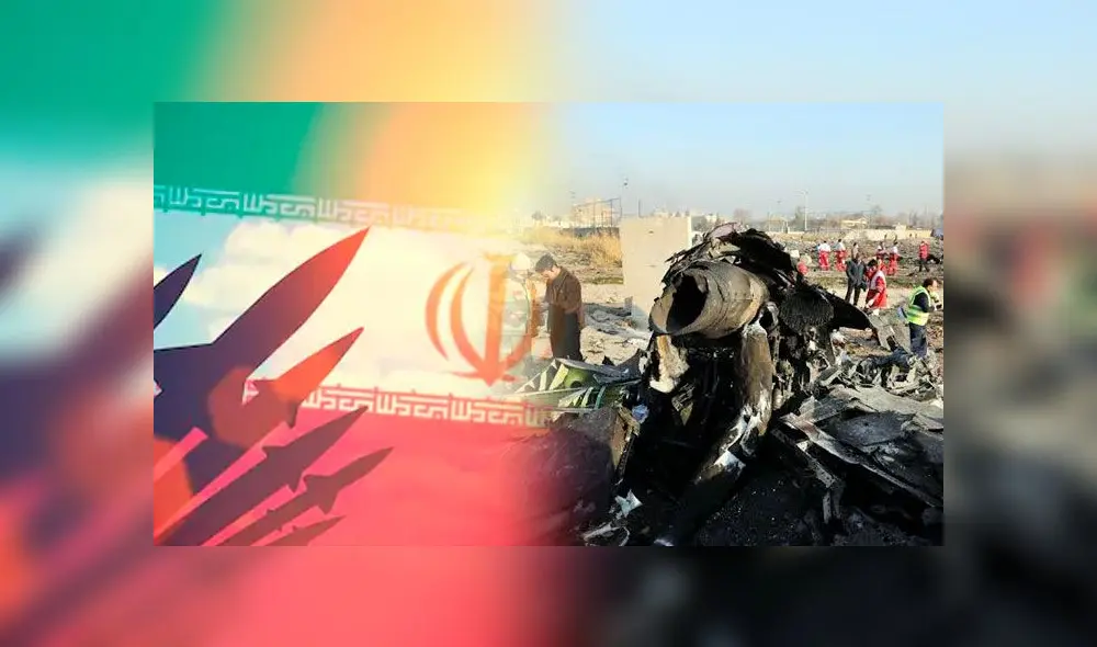 Irán confesó que derribó por ''error'' el avión ucraniano en Teherán. Foto: Composición Irán confesó que derribó por ''error'' el avión ucraniano en Teherán. Foto: Composición