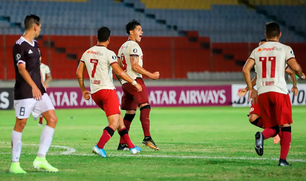 Jonathan Dos Santos decretó el empate de Universitario desde fuera del área. | Foto: @Universitario