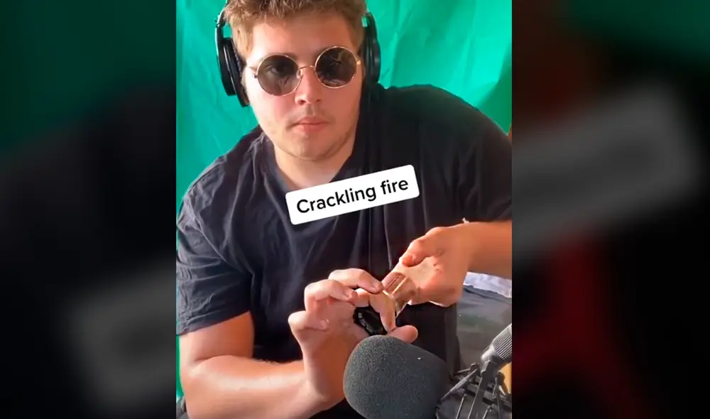 Desde engrapadoras hasta freír tocinos, todo sirve para crear sonidos. Foto: charliescooke / TikTok Desde engrapadoras hasta freír tocinos, todo sirve para crear sonidos. Foto: charliescooke / TikTok