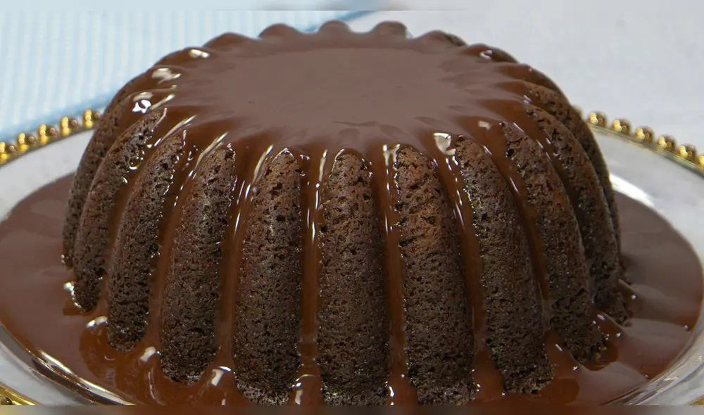 Volcán de chocolate. Buenazo.