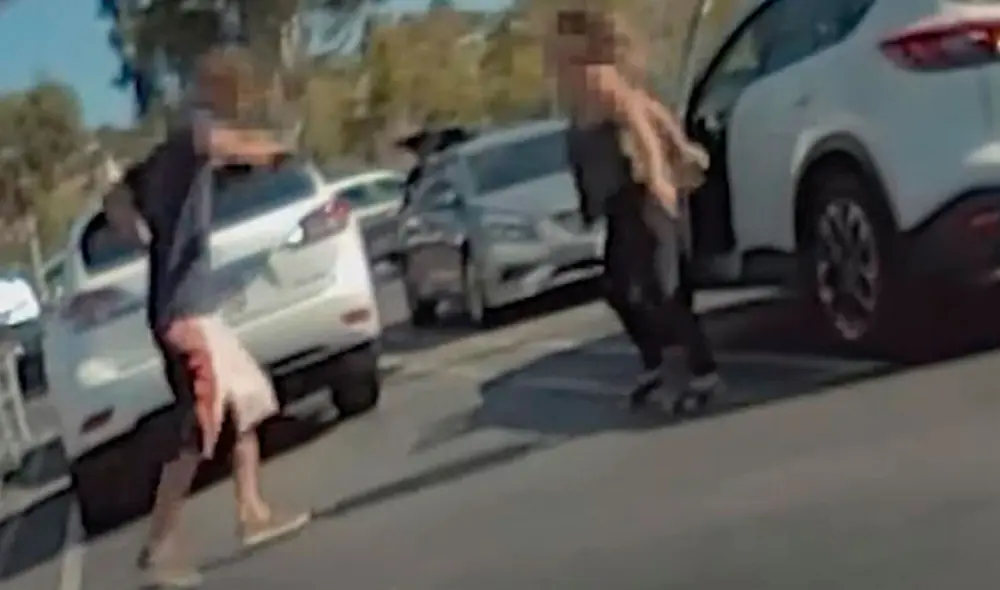 El intento de secuestro ocurrió en la ciudad de Vista, San Diego (California) el 19 de setiembre. Foto: Captura / YouTube El intento de secuestro ocurrió en la ciudad de Vista, San Diego (California) el 19 de setiembre. Foto: Captura / YouTube