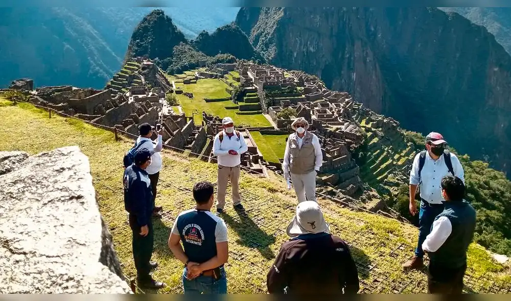 INSPECCIÓN. La semana pasada hubo una visita a Machupicchu para ver los protocolos que se aplicarán desde el 1 de julio. INSPECCIÓN. La semana pasada hubo una visita a Machupicchu para ver los protocolos que se aplicarán desde el 1 de julio.