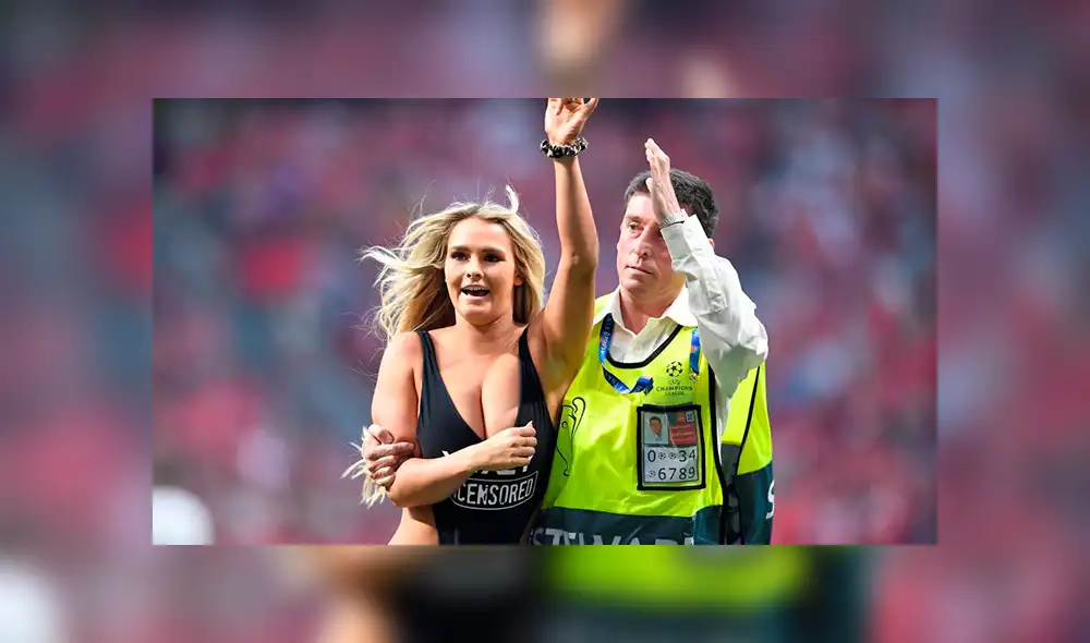 ¿Qué quiso publicitar Kinsey Wolanski al invadir el Liverpool vs. Tottenham? [VIDEO]