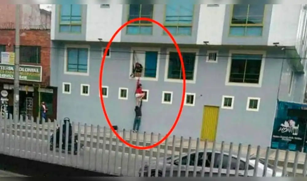 En Facebook: 'Tri' es captado en el preciso momento que escapaban de hotel [VIDEO]