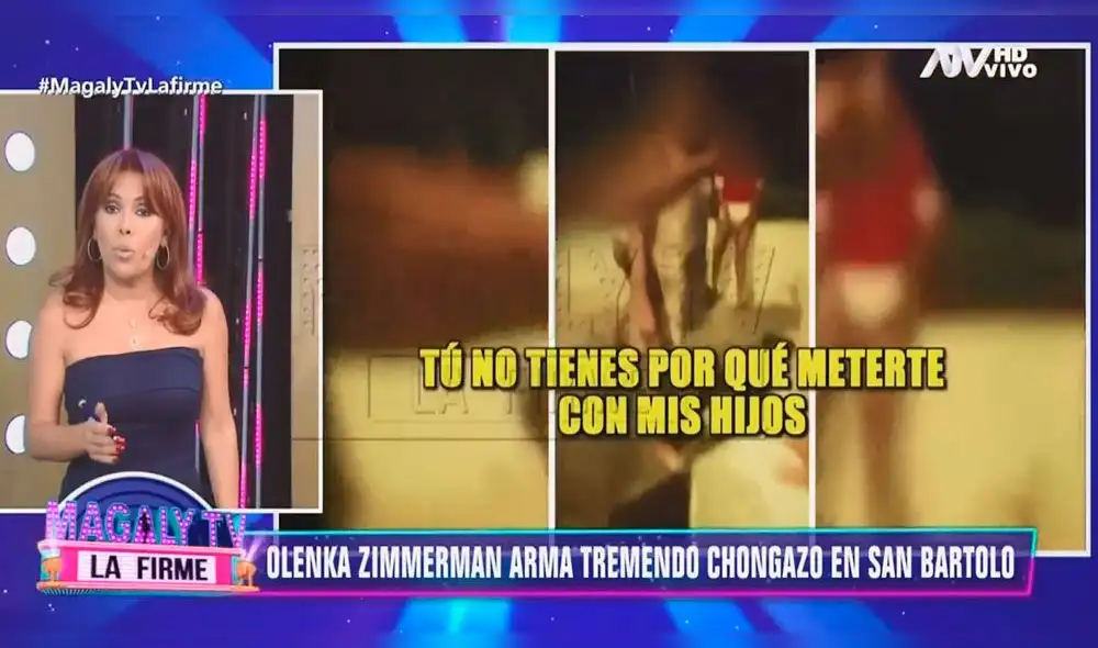 Olenka Zimmermann armó un escándalo e insultó a adolescente en San Bartolo [VIDEO]