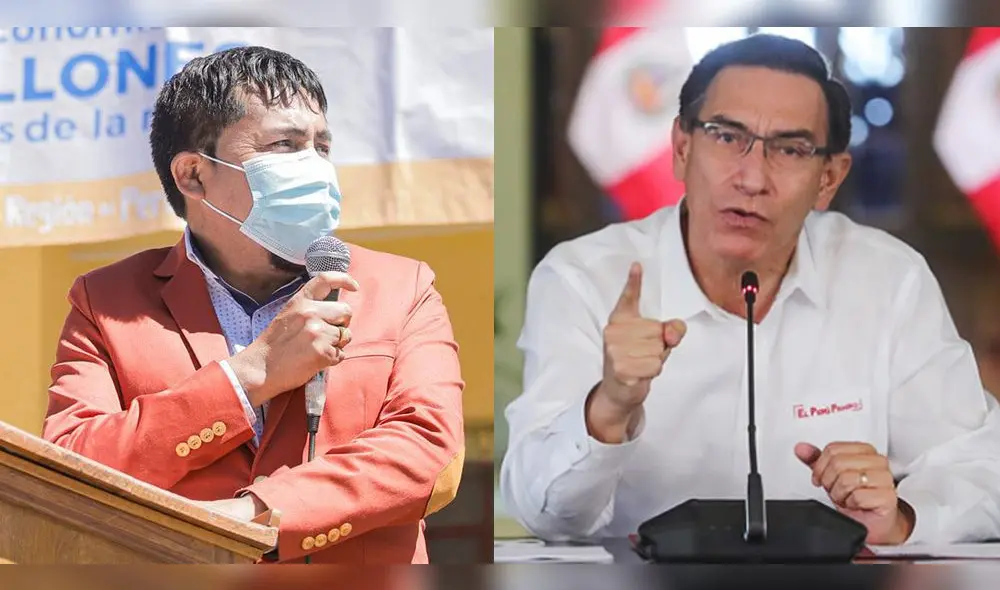 Presidente Martin Vizcarra se pronunció respecto a pedido de gobernador Elmer Cáceres. Foto: La República/Presidencia.