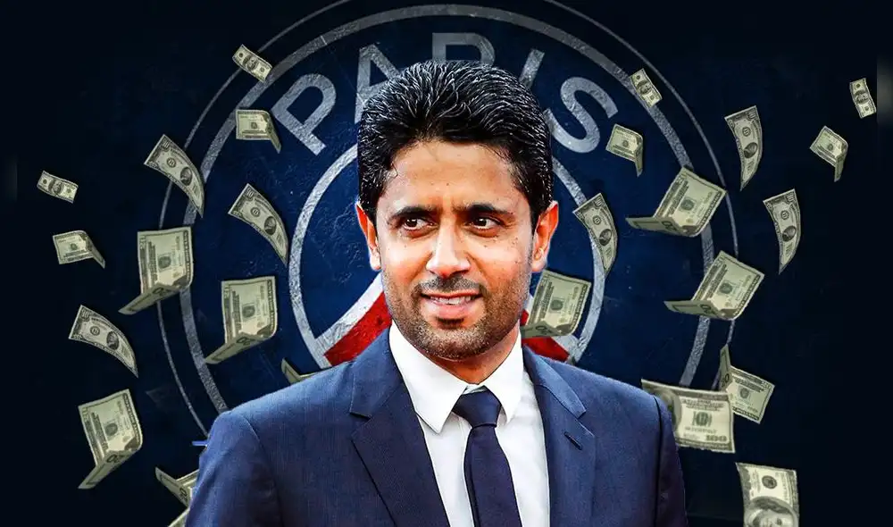 Nasser Al-Khelaïfi es el presidente del PSG. Foto: composici{on LR/EFE