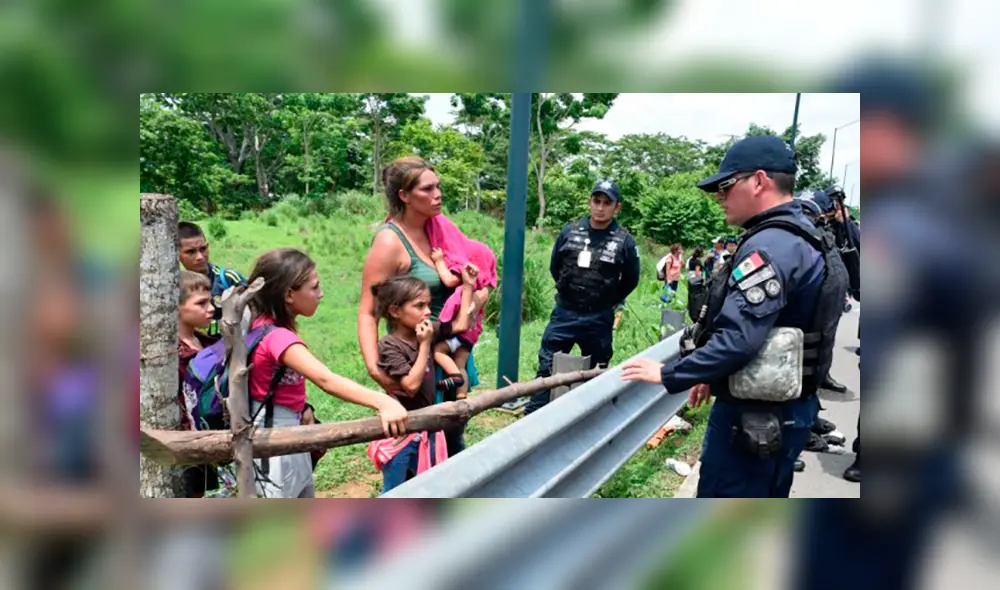 Migrantes centroamericanos avanzaron hasta México con la esperanza de llegar a Estados Unidos. Foto: Efe Migrantes centroamericanos avanzaron hasta México con la esperanza de llegar a Estados Unidos. Foto: Efe