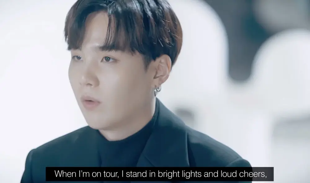 Suga de BTS en la conferencia sobre la Prolongación de la crisis del COVID-19 de la ONU. Créditos: Captura Facebook