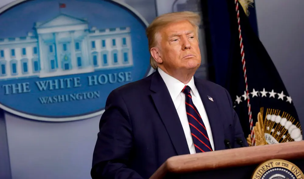 El mandatario de los Estados Unidos se viene recuperando del coronavirus en la Casa Blanca. Foto: EFE/referencial
