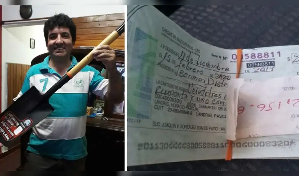 La peculiar historia de Luis Spahn se ha vuelto tendencia por la recompensa a su honestidad. Foto: La Nación.