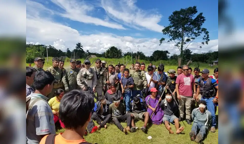 Satipo: Capturan a 15 presuntos narcos e incautan 828 kilos de cocaína