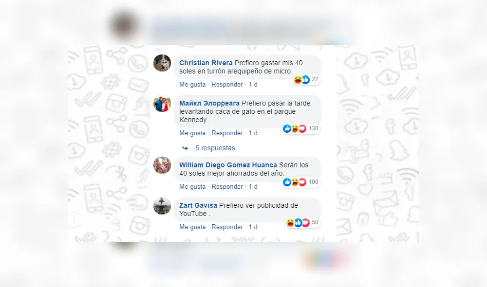 Facebook viral: usuarios realizan crueles comentarios sobre unipersonal de Mateo Garrido Lecca [FOTOS]