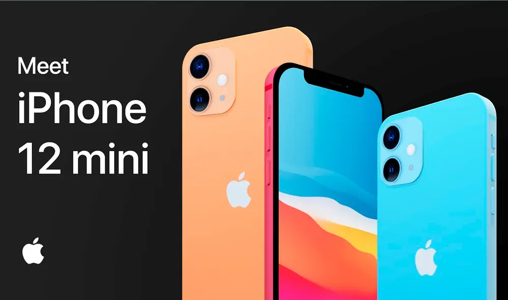 El iPhone 12 mini mediría 5.4 pulgadas y sería el más pequeño que haya fabricado Apple. Foto: Nuevo Periódico