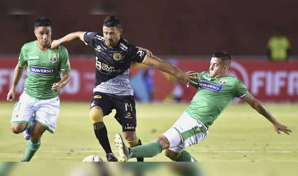 Cusco FC sacó provecho de su localía para quedarse con el triunfo ante un combativo Audax Italiano. Foto: AFP. Cusco FC sacó provecho de su localía para quedarse con el triunfo ante un combativo Audax Italiano. Foto: AFP.