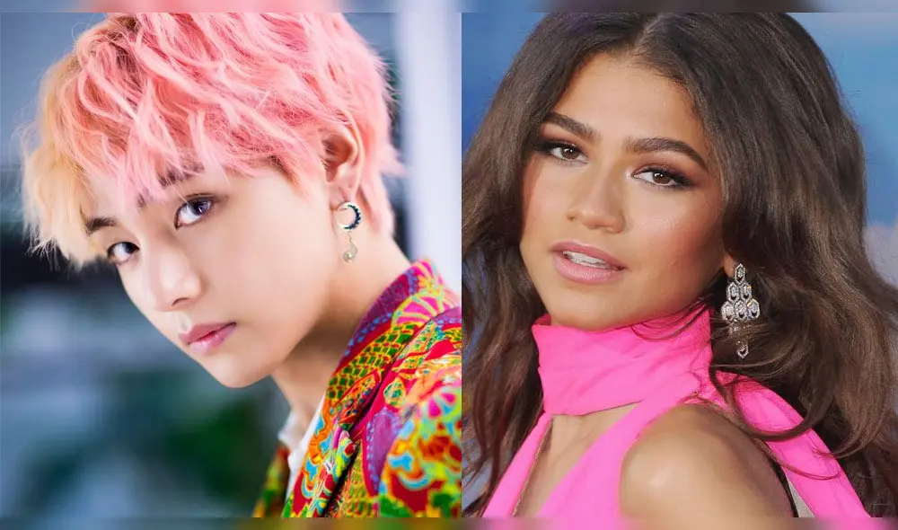 Desliza para ver más fotos de Taehyung y Zendaya. Desliza para ver más fotos de Taehyung y Zendaya.
