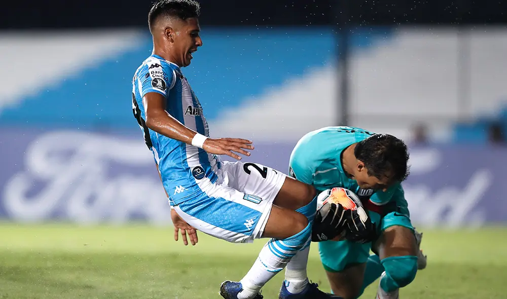 Racing derrotó 1-0 a Alianza Lima por la fecha 2 del Grupo F de la Copa Libertadores 2020. Foto: EFE