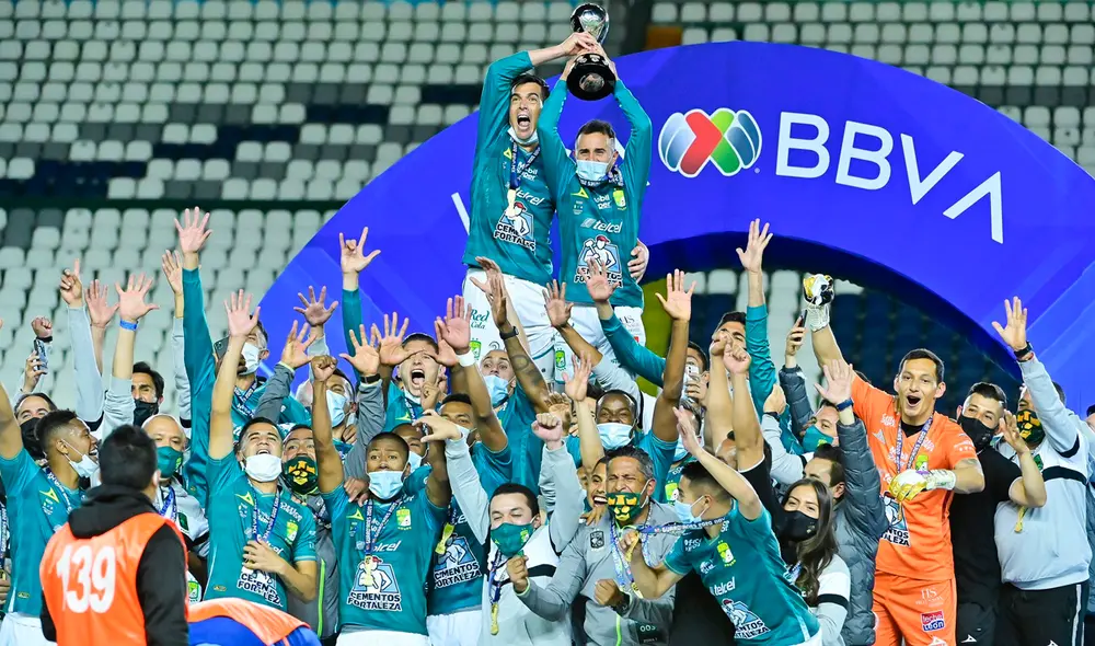 León de Pedro Aquino ganó de local a Pumas en la segunda final del fútbol mexicano. Foto: Twitter León de Pedro Aquino ganó de local a Pumas en la segunda final del fútbol mexicano. Foto: Twitter