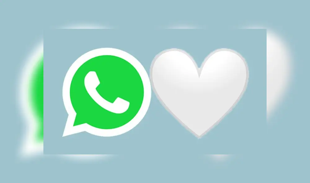 El emoji de WhatsApp del corazón blanco. El emoji de WhatsApp del corazón blanco.