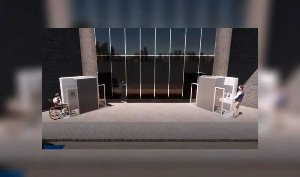 Covicabina, una alternativa que brindará protección a las personas antes de ingresar a los establecimientos públicos y privados. Fotos: UB Infraestructura.