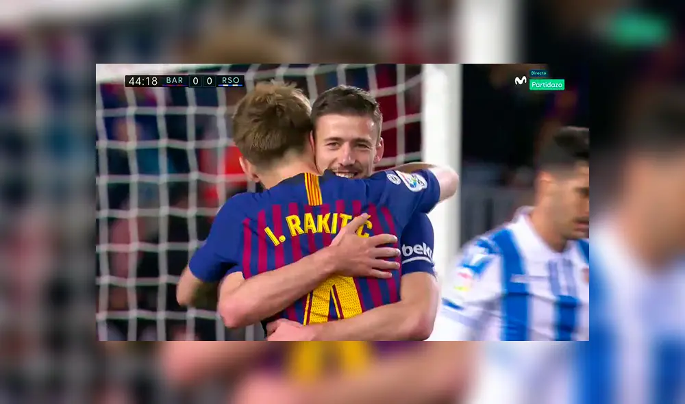 Barcelona vs Real Sociedad: Lenglet pone el 1-0 con sensacional cabezazo [VIDEO]