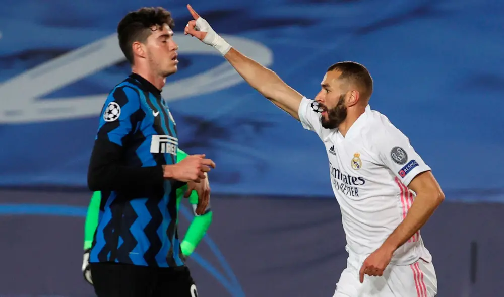 Real Madrid e Inter se enfrentan en la fecha 3 la fase de grupos de la Champions League. Foto: EFE
