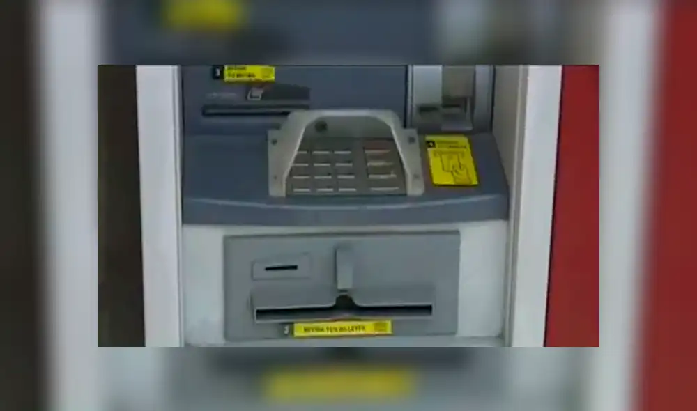 Roban S/ 200 mil de cajero automático tras hacer un forado [VIDEO]