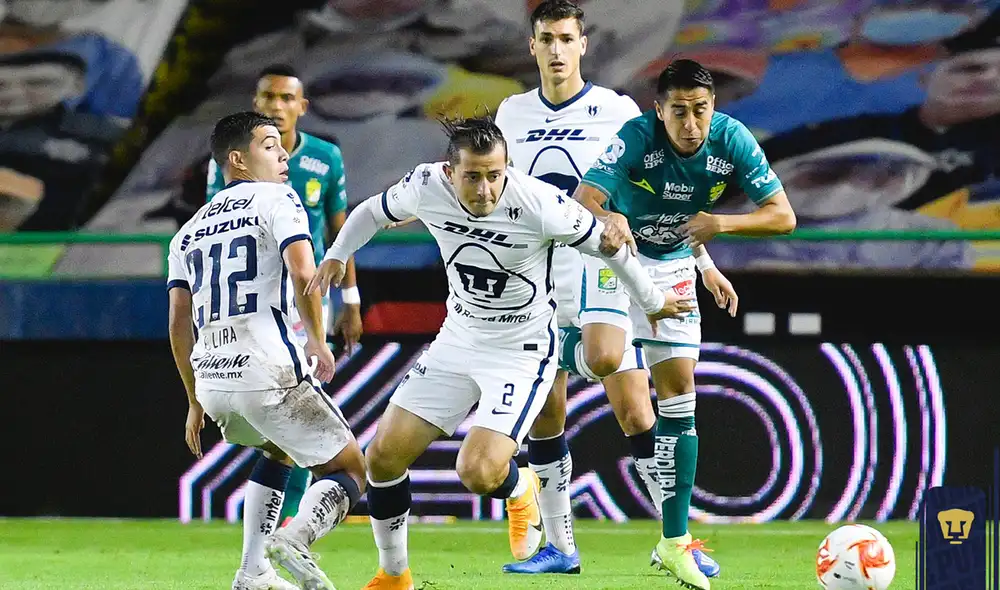 León vs .Pumas EN VIVO: sigue AQUÍ el partido por la fecha 11 del Torneo Guardianes 2020 de la Liga MX. Foto: @PumasMX León vs .Pumas EN VIVO: sigue AQUÍ el partido por la fecha 11 del Torneo Guardianes 2020 de la Liga MX. Foto: @PumasMX