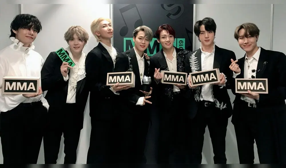 MMA 2019: BTS pasó por cinco cambios de vestuarios durante su presentación en el escenario.