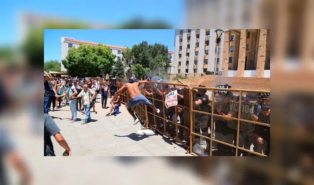 Protestas en Mendoza contra la nueva ley 7722. Foto: Difusión