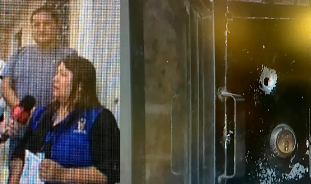 La funcionaria teme por su vida. Foto: captura América Noticias