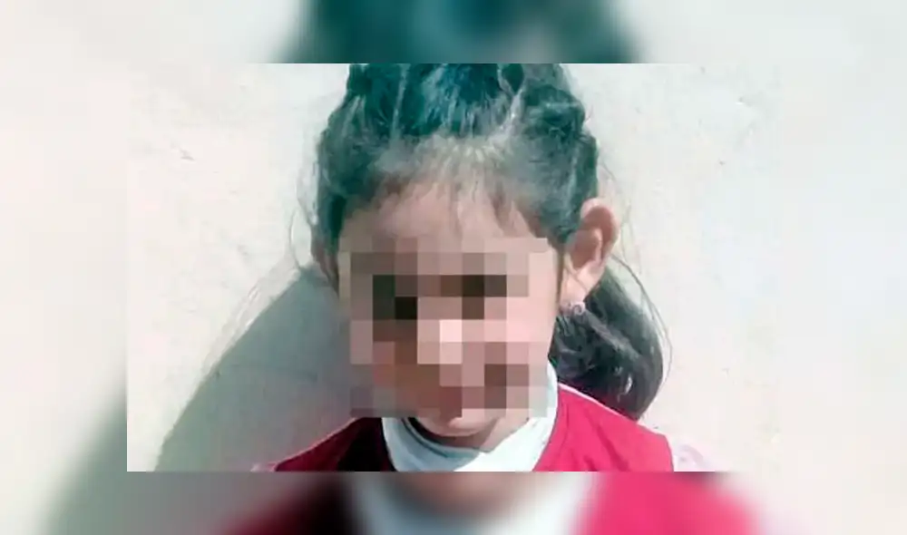 La niña no quiera volver al colegio, pues siente temor. Foto: Crónica. La niña no quiera volver al colegio, pues siente temor. Foto: Crónica.