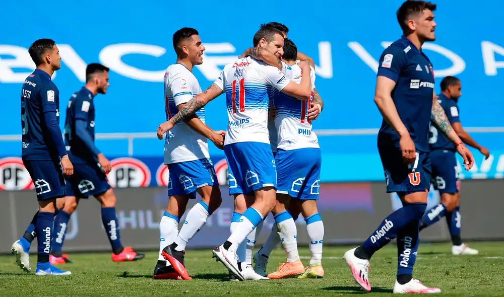 U. Católica goleó 3-0 a la U. de Chile por la fecha 13 del Campeonato Chileno 2020. | Foto: @adnradiochile U. Católica goleó 3-0 a la U. de Chile por la fecha 13 del Campeonato Chileno 2020. | Foto: @adnradiochile
