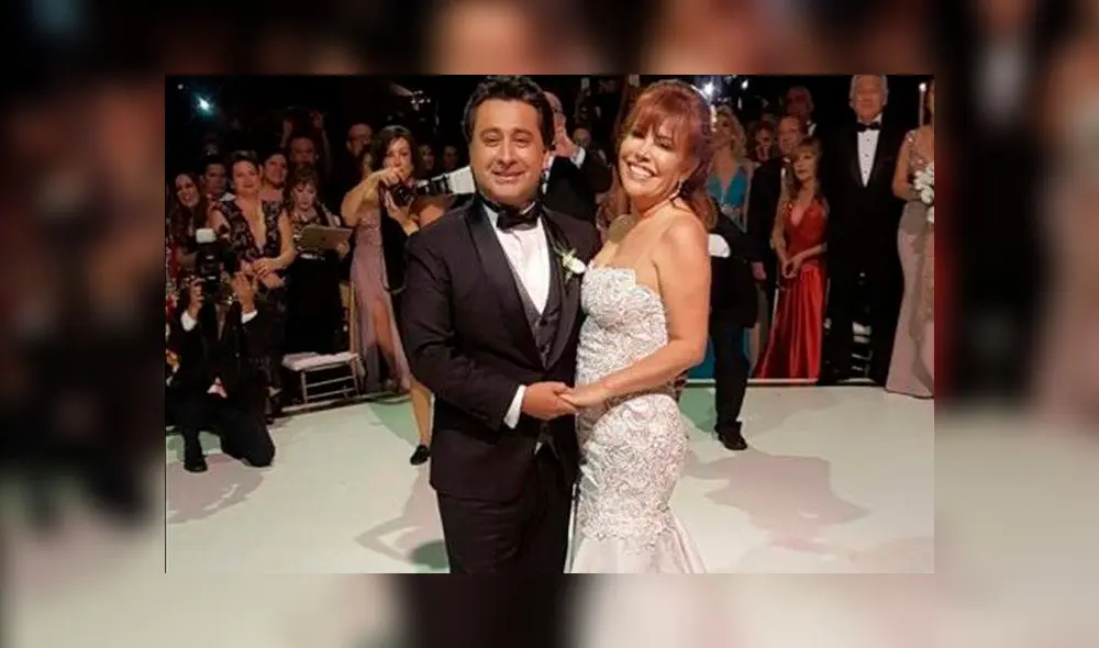 Magaly Medina y su esposo. Magaly Medina y su esposo.
