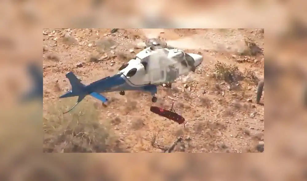 Facebook viral: anciana es rescatada por helicóptero que la hace dar varias vueltas en el aire [VIDEO]