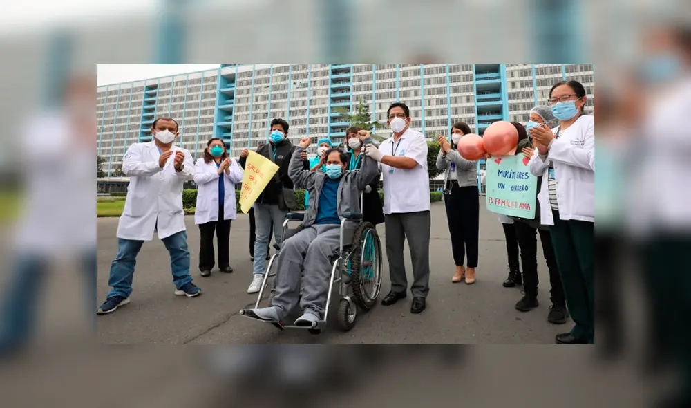 Pacientes se recuperaron luego de cumplir el aislamiento domiciliario o recibir el alta médica en un centro médico. Foto: EsSalud