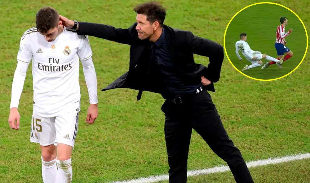 Diego Simeone defendió lo hecho por Federico Valverde en la final Real Madrid vs. Atlético de Madrid. | Foto: EFE Diego Simeone defendió lo hecho por Federico Valverde en la final Real Madrid vs. Atlético de Madrid. | Foto: EFE
